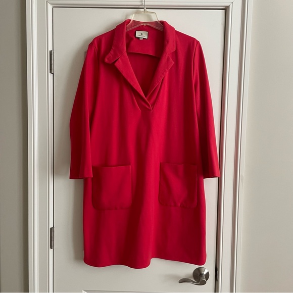 Tuckernuck Emerson Poppy Red Ponte Dress Size XXL - Picture 6 of 13